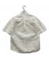 MM6 Maison Margiela (エムエムシックスメゾンマルジェラ) コットンポプリンリバーススリーブシャツ ホワイト サイズ:36：18000円