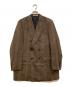 AURALEE（オーラリー）の古着「BLUEFACED WOOL CHECK DOUBLE-BREASTED JACKET」｜ブラウン