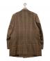 AURALEE (オーラリー) BLUEFACED WOOL CHECK DOUBLE-BREASTED JACKET ブラウン サイズ:1：40000円