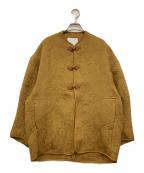Mame Kurogouchiマメクロゴウチ）の古着「Jomon Arabesque Triple Layer Jacquard JKT」｜ベージュ