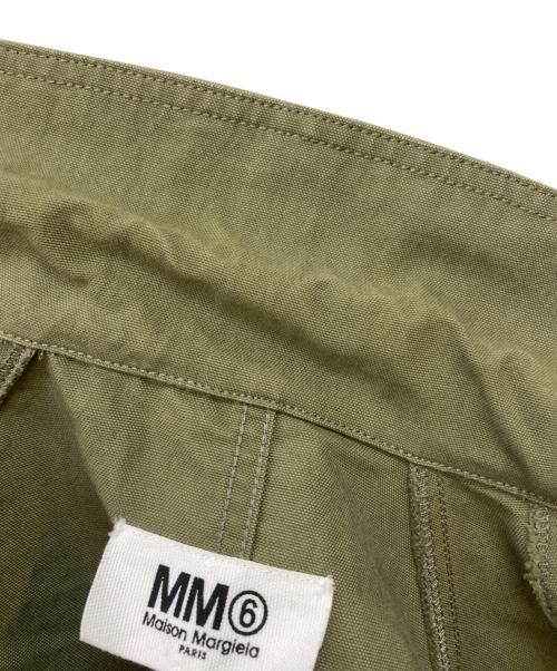 MM6 Maison Margiela（エムエムシックスメゾンマルジェラ）MM6 Maison Margiela (エムエムシックスメゾンマルジェラ) CROPPED JACKET カーキ サイズ:36の古着・服飾アイテム