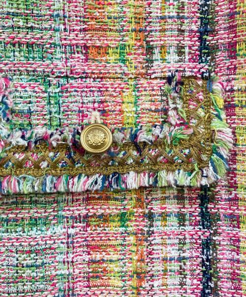 CABAN（キャバン）CABaN (キャバン) ファンシーツイードジレ マルチカラー サイズ:Fの古着・服飾アイテム