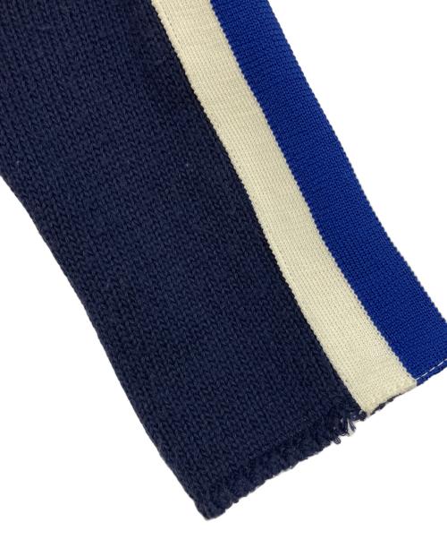 COMME des GARCONS（コムデギャルソン）COMME des GARCONS (コムデギャルソン) サイドライン Vネックニット ネイビー サイズ:Sの古着・服飾アイテム