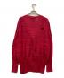 Vivienne Westwood RED LABEL (ヴィヴィアンウエストウッドレッドレーベル) ダメージ加工ニットカーディガン レッド サイズ:M：18000円