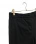 中古・古着 JIL SANDER (ジルサンダー) テーパードパンツ ブラック サイズ:36：16000円