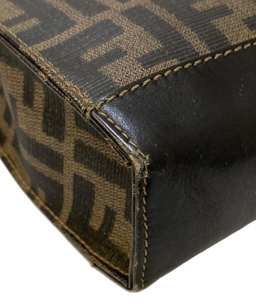 FENDI（フェンディ）FENDI (フェンディ) ズッカ柄 セカンドバッグ ブラックキャメル サイズ:下記参照の古着・服飾アイテム