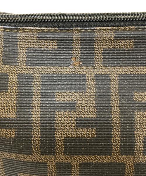 FENDI（フェンディ）FENDI (フェンディ) ズッカ柄 セカンドバッグ ブラックキャメル サイズ:下記参照の古着・服飾アイテム