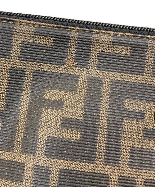 FENDI（フェンディ）FENDI (フェンディ) ズッカ柄 セカンドバッグ ブラックキャメル サイズ:下記参照の古着・服飾アイテム