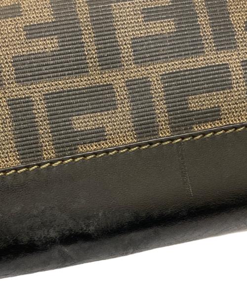 FENDI（フェンディ）FENDI (フェンディ) ズッカ柄 セカンドバッグ ブラックキャメル サイズ:下記参照の古着・服飾アイテム