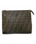FENDI（フェンディ）の古着「ズッカ柄 セカンドバッグ」｜ブラックキャメル