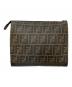 FENDI (フェンディ) ズッカ柄 セカンドバッグ ブラックキャメル サイズ:下記参照：15000円