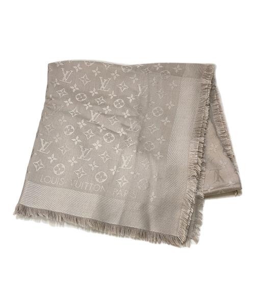 LOUIS VUITTON（ルイ ヴィトン）LOUIS VUITTON (ルイ ヴィトン) ショール・モノグラム 大判ストール ベージュの古着・服飾アイテム