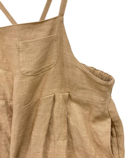 kubo san made（クボサンメイド）KUBO SAN MADE (クボサンメイド) オールインワン ベージュ サイズ:Fの古着・服飾アイテム