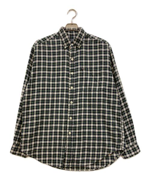 RALPH LAUREN JEANS（ラルフローレンジーンズ）RALPH LAUREN JEANS (ラルフローレンジーンズ) チェックシャツ グリーン×ネイビー サイズ:Ｍの古着・服飾アイテム