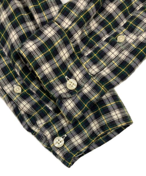 RALPH LAUREN JEANS（ラルフローレンジーンズ）RALPH LAUREN JEANS (ラルフローレンジーンズ) チェックシャツ グリーン×ネイビー サイズ:Ｍの古着・服飾アイテム