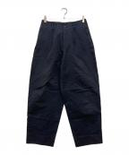 Y's for menワイズフォーメン）の古着「Tucked Pants with Zip Pockets」｜ネイビー