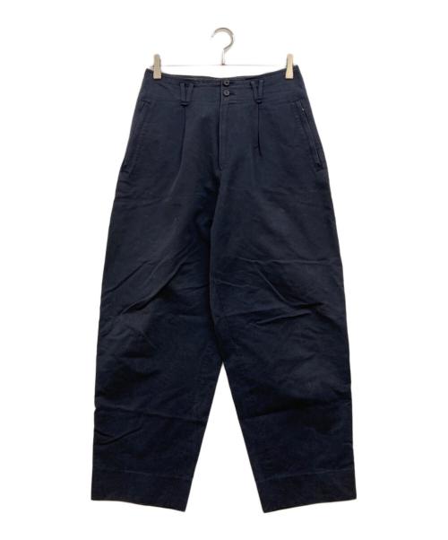 Y's for men（ワイズフォーメン）Y'S for men (ワイズフォーメン) Tucked Pants with Zip Pockets ネイビー サイズ:Ｌの古着・服飾アイテム