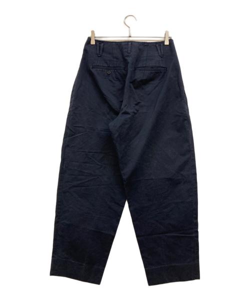 Y's for men（ワイズフォーメン）Y'S for men (ワイズフォーメン) Tucked Pants with Zip Pockets ネイビー サイズ:Ｌの古着・服飾アイテム