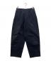 Y'S for men（ワイズフォーメン）の古着「Tucked Pants with Zip Pockets」｜ネイビー