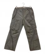 san san gearサンサンギア）の古着「PIPING PANSTS」｜グレー