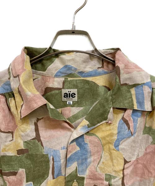 AiE（エーアイイー）AiE (エーアイイー) アブストラクト ペインター シャツ マルチカラー サイズ:XLの古着・服飾アイテム