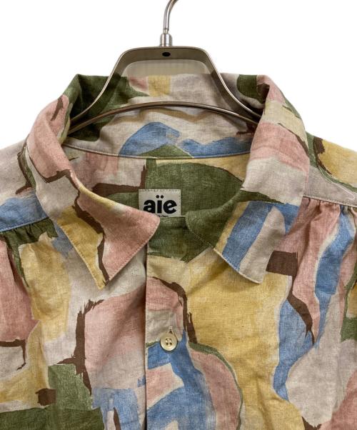 AiE（エーアイイー）AiE (エーアイイー) アブストラクト ペインター シャツ マルチカラー サイズ:XLの古着・服飾アイテム