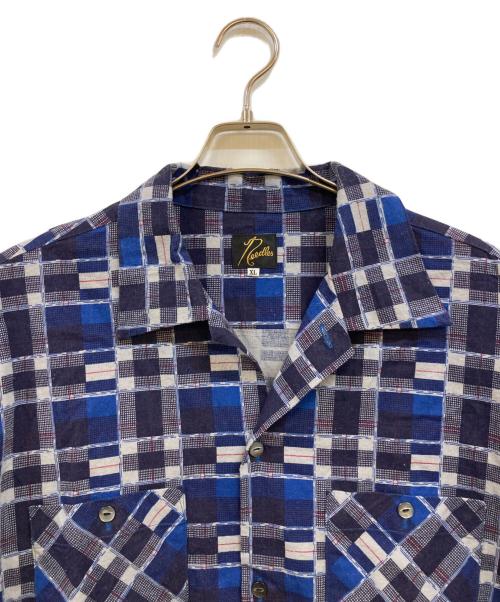 Needles（ニードルズ）Needles (ニードルズ) One-Up Shirt - Printed Flannel ブルー サイズ:XLの古着・服飾アイテム