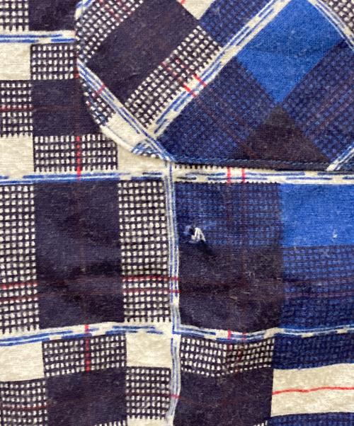 Needles（ニードルズ）Needles (ニードルズ) One-Up Shirt - Printed Flannel ブルー サイズ:XLの古着・服飾アイテム