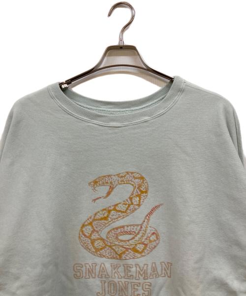 BOWWOW（バウワウ）BOWWOW (バウワウ) SNAKEMAN JONES SWEATSHIRT ブルー サイズ:XLの古着・服飾アイテム