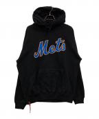 BEAMS JAPANビームスジャパン）の古着「MLB SWEAT HOODY」｜ブラック