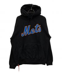 BEAMS JAPAN（ビームスジャパン）の古着「MLB SWEAT HOODY」｜ブラック