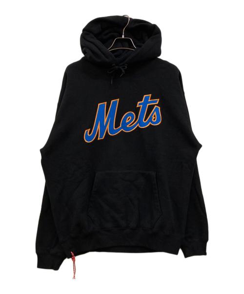 BEAMS JAPAN（ビームスジャパン）BEAMS JAPAN (ビームスジャパン) MLB SWEAT HOODY ブラック サイズ:Lの古着・服飾アイテム