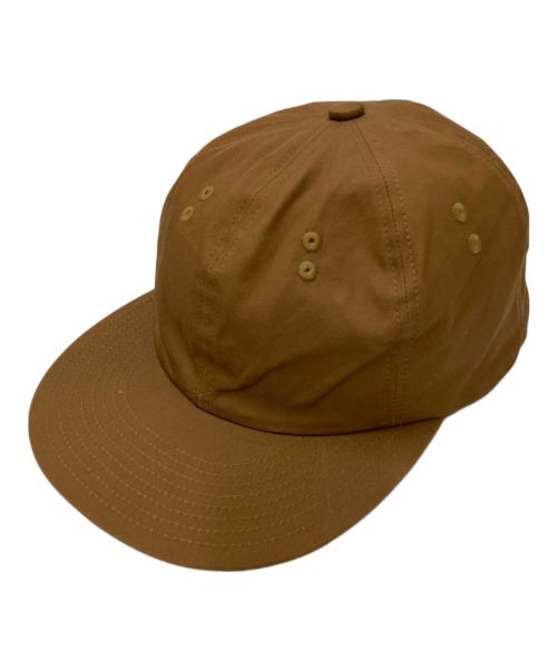 Unlikely（アンライクリー）Unlikely (アンライクリー) 6P Cap for Sweaty Gabardine ブラウン サイズ:FREEの古着・服飾アイテム