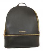 MICHAEL KORSマイケル・コース）の古着「レザーデイパック」｜ブラック