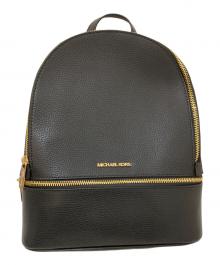 MICHAEL KORS（マイケル・コース）の古着「レザーデイパック」｜ブラック