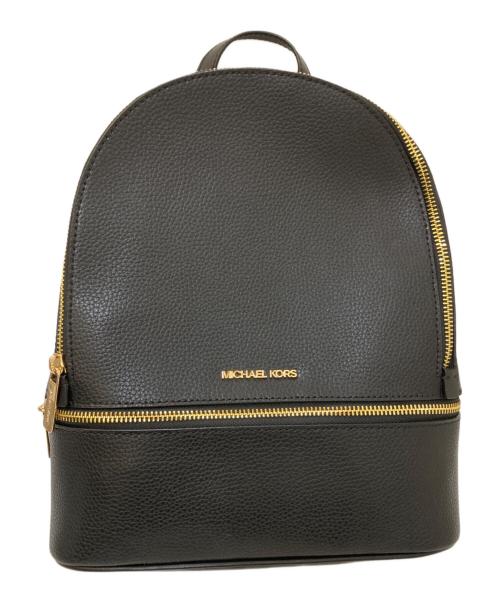MICHAEL KORS（マイケル・コース）MICHAEL KORS (マイケル・コース) レザーデイパック ブラック サイズ:下記参照の古着・服飾アイテム