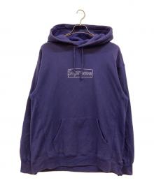 SUPREME（シュプリーム）の古着「KAWS Chalk Logo Hooded Sweatshirt」｜パープル