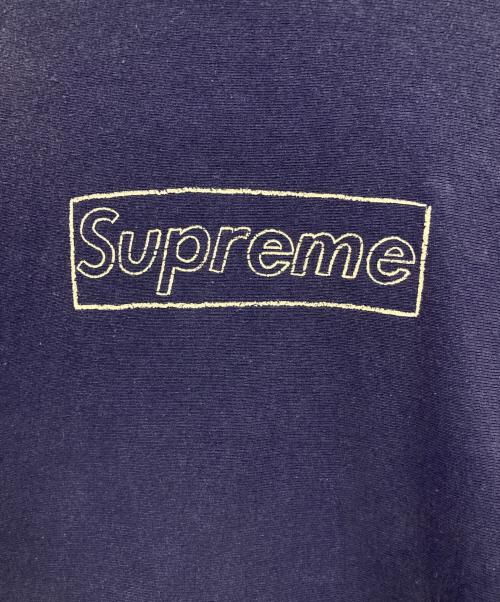 SUPREME（シュプリーム）SUPREME (シュプリーム) KAWS Chalk Logo Hooded Sweatshirt パープル サイズ:Ｌの古着・服飾アイテム