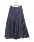 ANAYI (アナイ) オーガンジーエアリープリーツ スカート ネイビー サイズ:40 未使用品：14000円