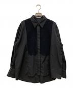 theory luxeセオリーリュクス）の古着「Cotton Camina Shirt」｜ブラック