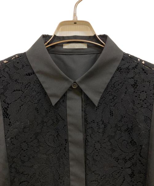 theory luxe（セオリーリュクス）theory luxe (セオリーリュクス) Cotton Camina Shirt ブラック サイズ:40の古着・服飾アイテム