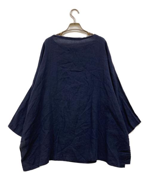 journal standard luxe（ジャーナルスタンダード ラックス）JOURNAL STANDARD LUXE (ジャーナルスタンダード ラックス) エアリネンボートネック ネイビー サイズ:-の古着・服飾アイテム