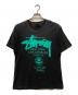 stussy（ステューシー）の古着「スプレーグラフィックプリントTシャツ」｜グレー
