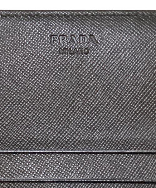 PRADA（プラダ）PRADA (プラダ) テスートナイロン ロングウォレット ブラック サイズ:下記参照の古着・服飾アイテム