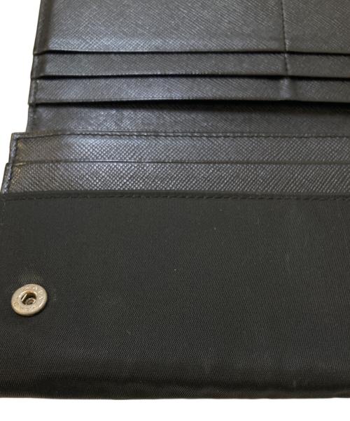 PRADA（プラダ）PRADA (プラダ) テスートナイロン ロングウォレット ブラック サイズ:下記参照の古着・服飾アイテム