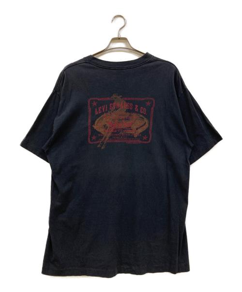 LEVI'S（リーバイス）LEVI'S (リーバイス) 90s プリントTシャツ ブラック サイズ:XLの古着・服飾アイテム