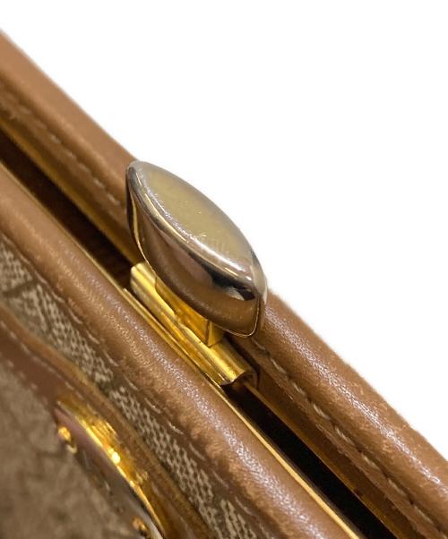 Christian Dior（クリスチャン ディオール）Christian Dior (クリスチャン ディオール) ハニカム柄ガマ口ポーチ ベージュの古着・服飾アイテム