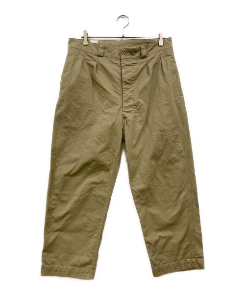 French Army（フランス軍）French Army (フランス軍) M-52 チノトラウザー ベージュ サイズ:15の古着・服飾アイテム
