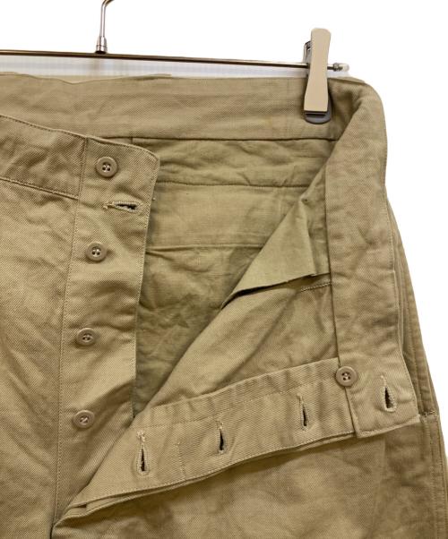 French Army（フランス軍）French Army (フランス軍) M-52 チノトラウザー ベージュ サイズ:15の古着・服飾アイテム