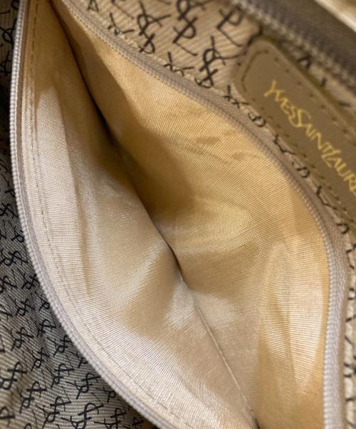 Yves Saint Laurent（イヴサンローラン）Yves Saint Laurent (イヴサンローラン) ジラフパターン セカンドバッグ ベージュの古着・服飾アイテム